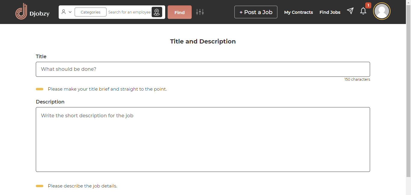 image for How to Post a Job on Djobzy