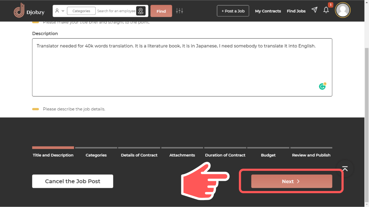 image for How to Post a Job on Djobzy