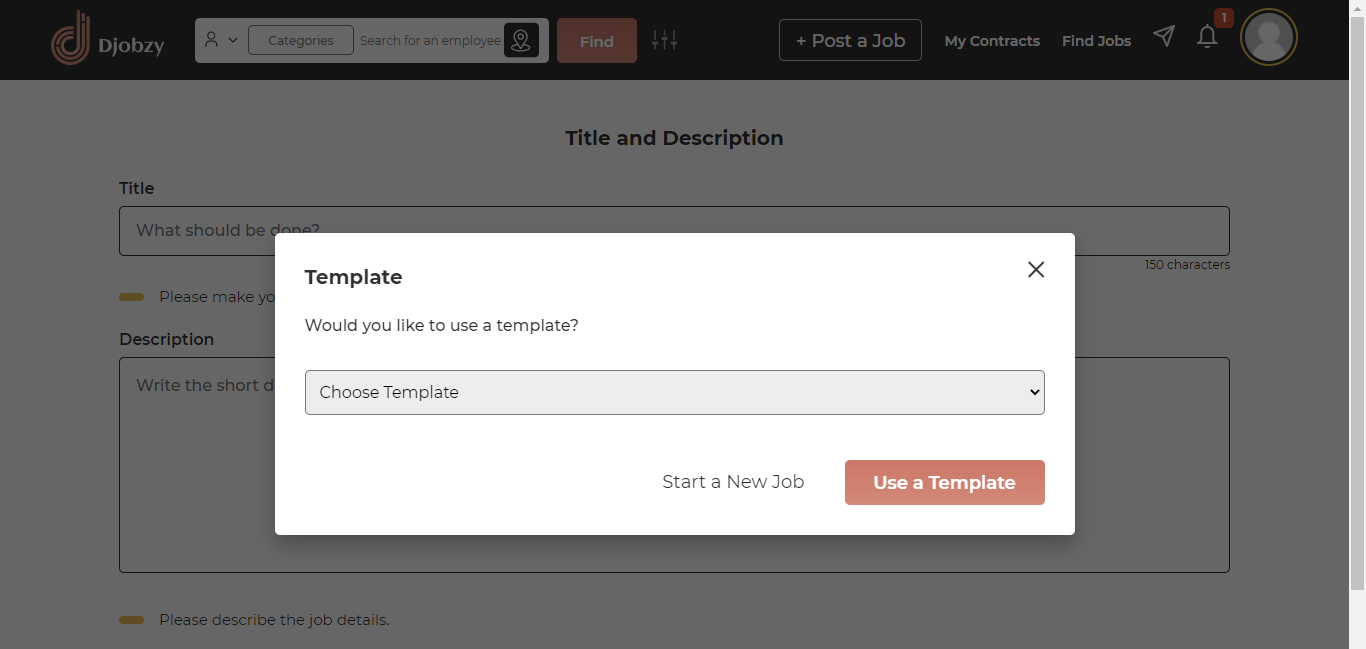 image for How to Post a Job on Djobzy