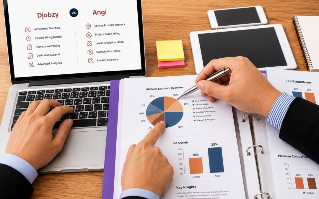 Djobzy vs Angi: Platform Structure & Fee Analysis