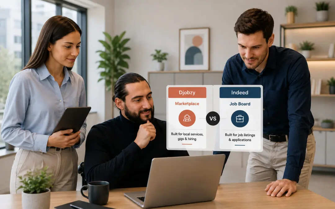 Djobzy vs Indeed: Marketplace vs Job Board Compared