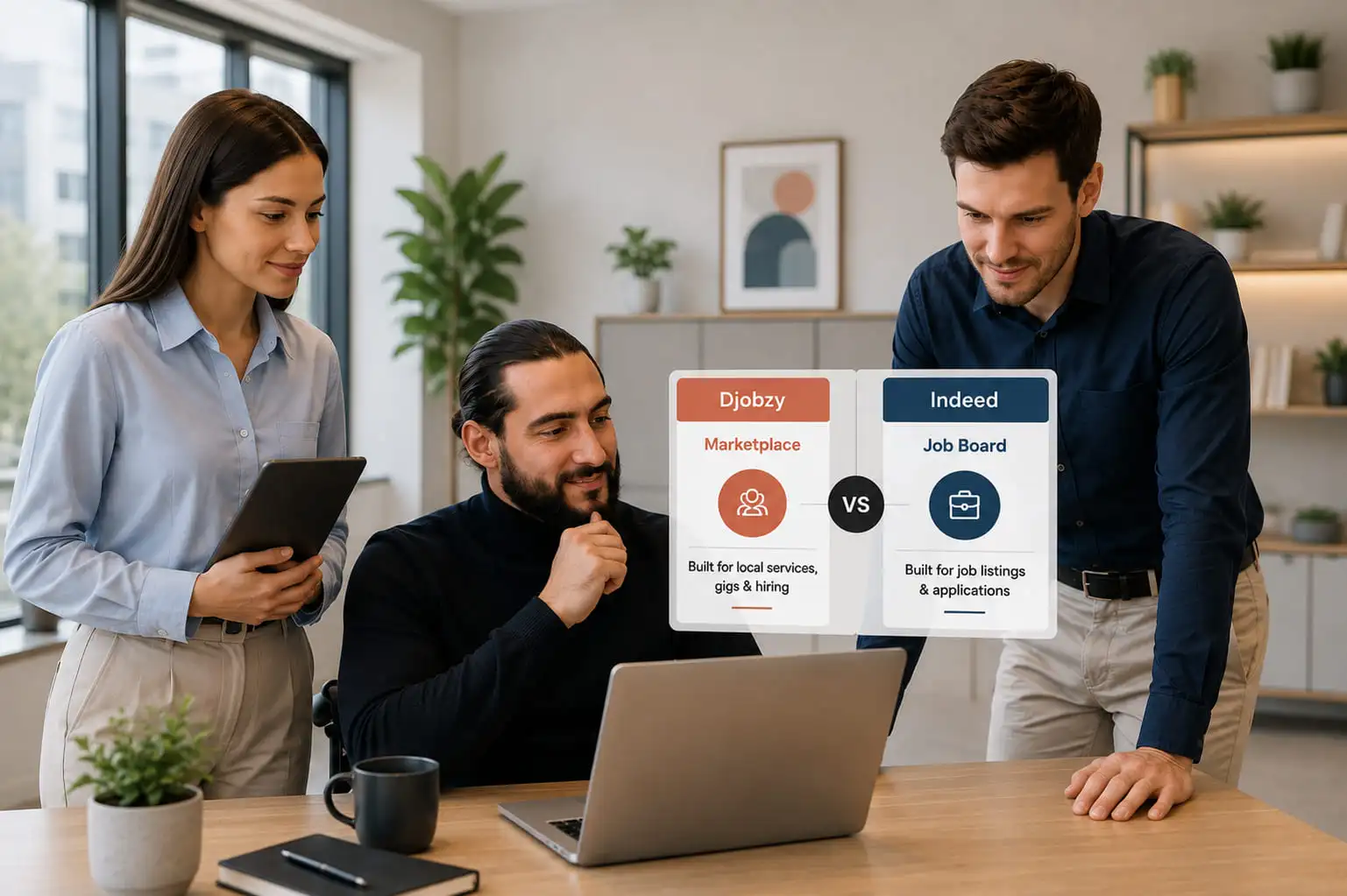 Djobzy vs Indeed Marketplace vs Job Board Compared