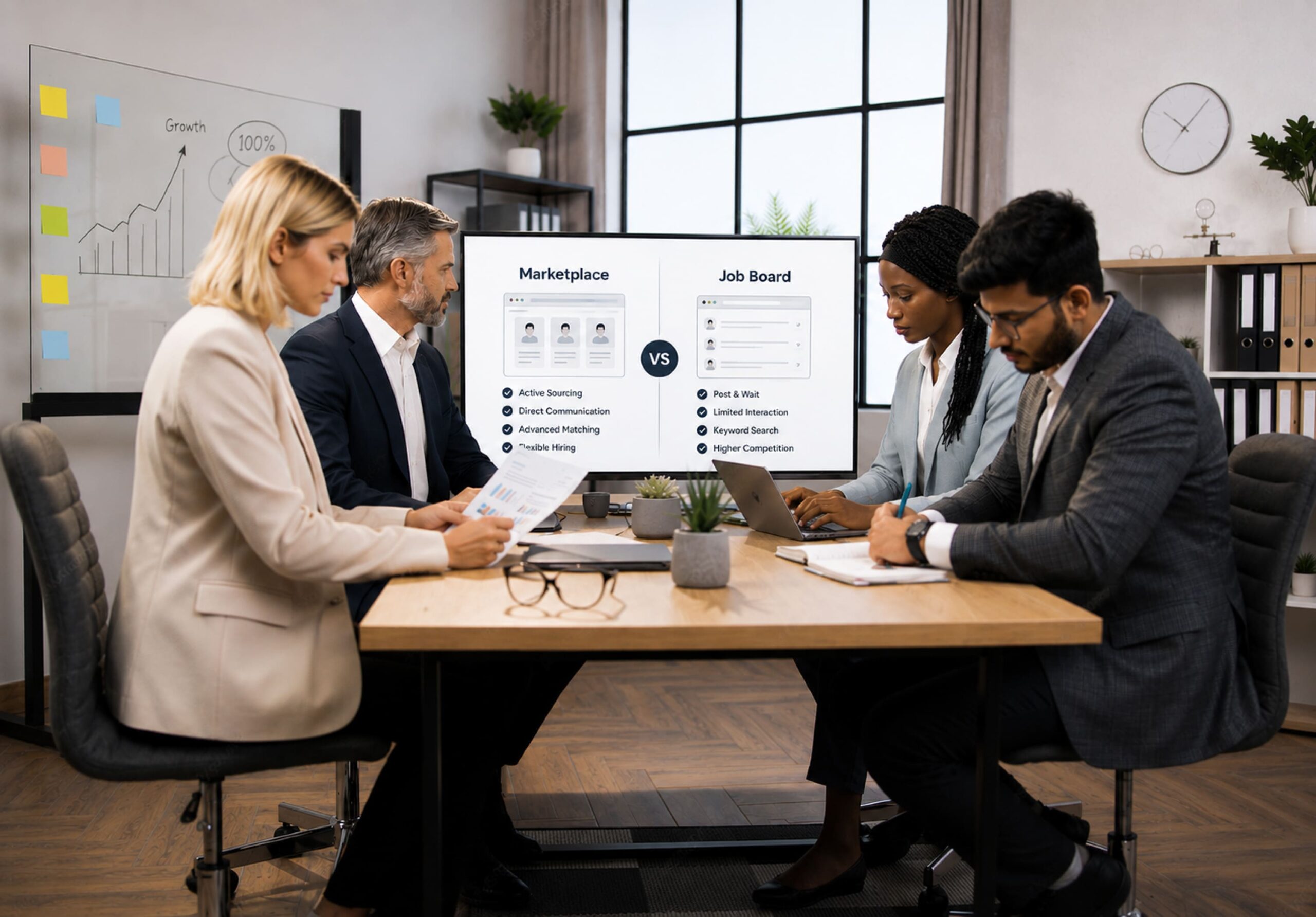 Djobzy vs LinkedIn Jobs Marketplace vs Job Board Comparison